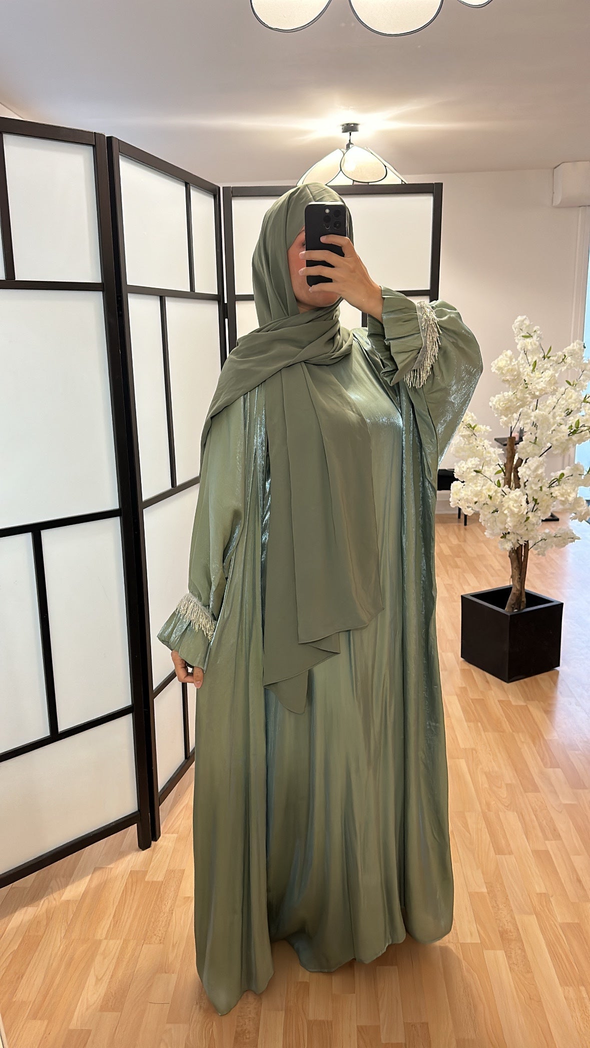 Abaya 2 pièces SHINY