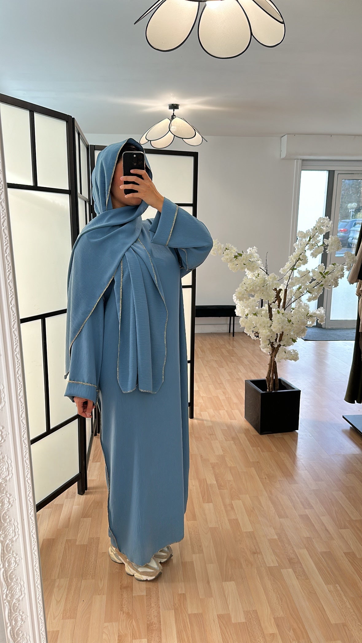 Abaya TARA Bleu