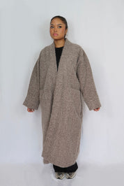 Veste COZY Taupe chiné