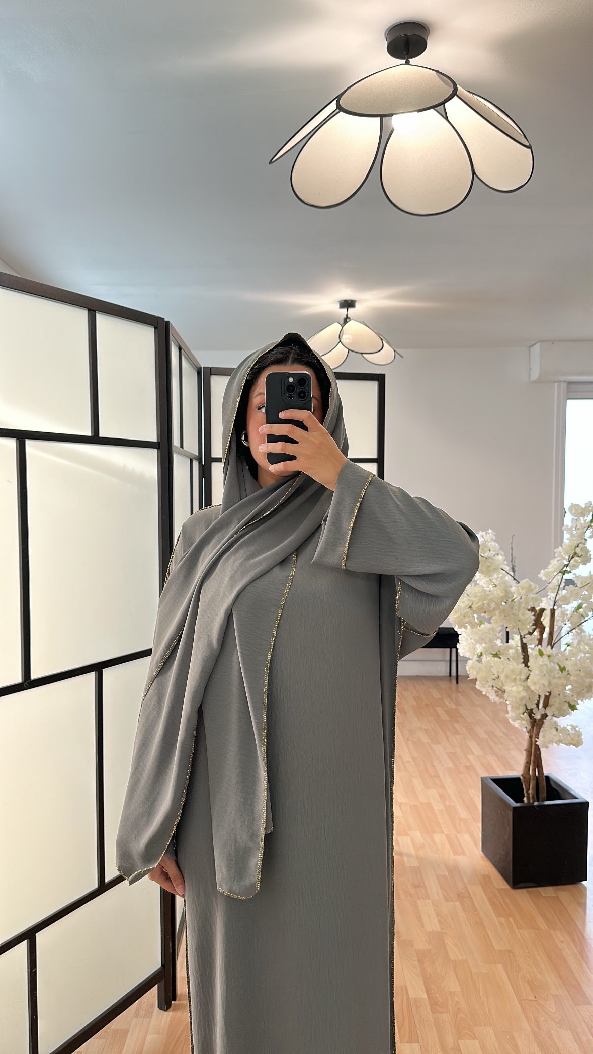 Abaya TARA Gris