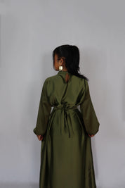 Classy Dress Dark Khaki