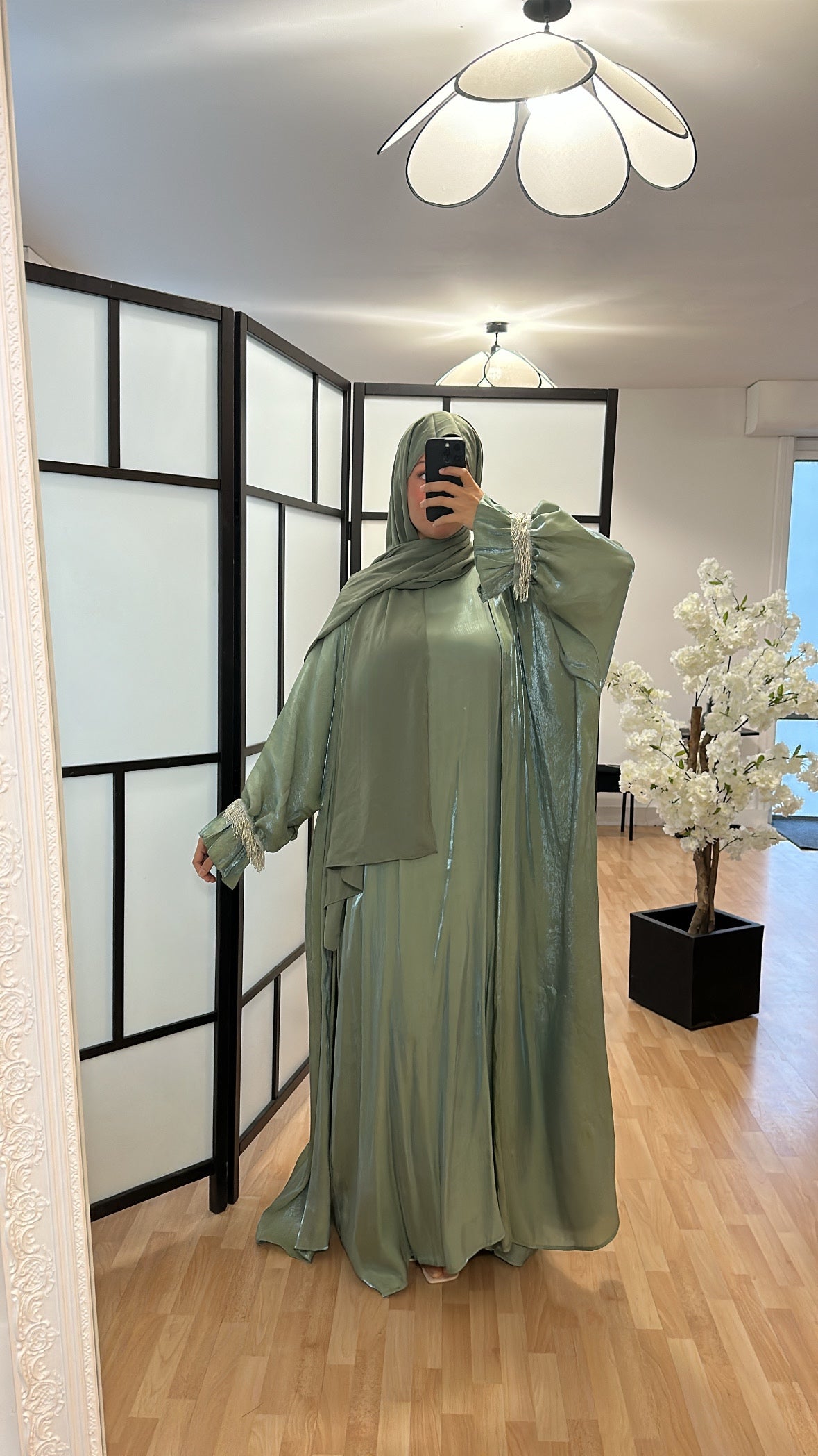 Abaya 2 pièces SHINY