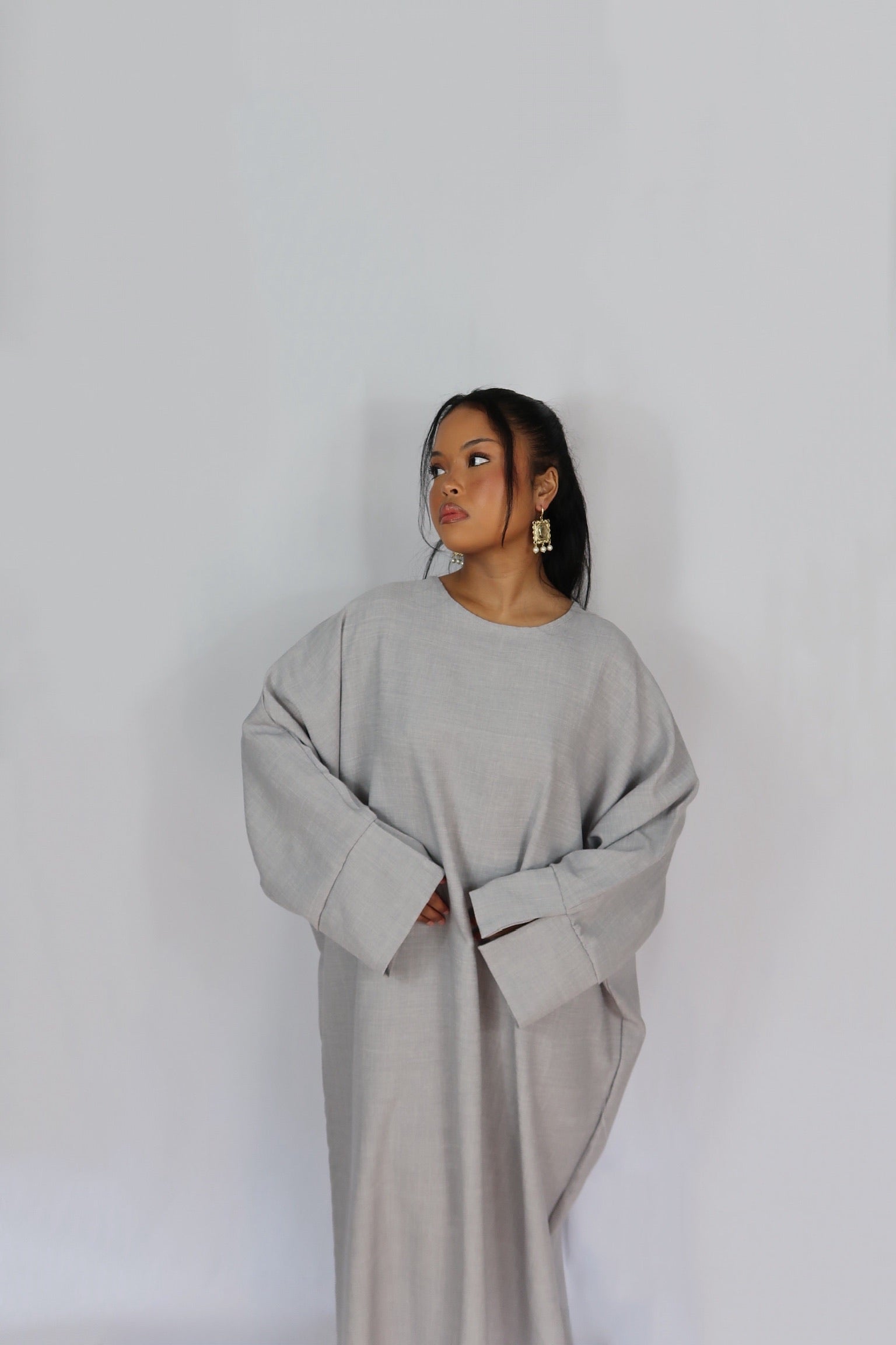 Abaya KLEYA Gris