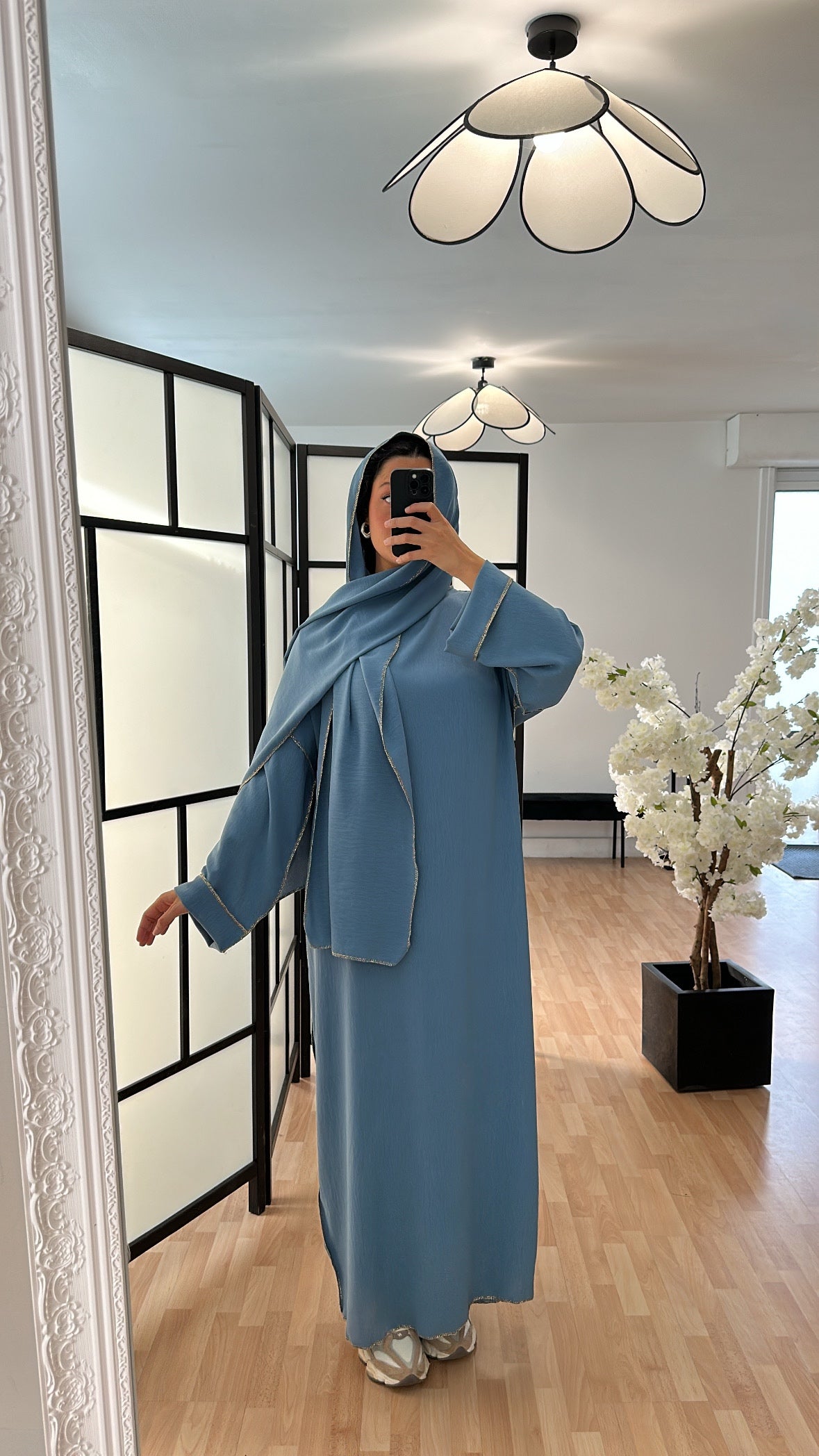 Abaya TARA Bleu