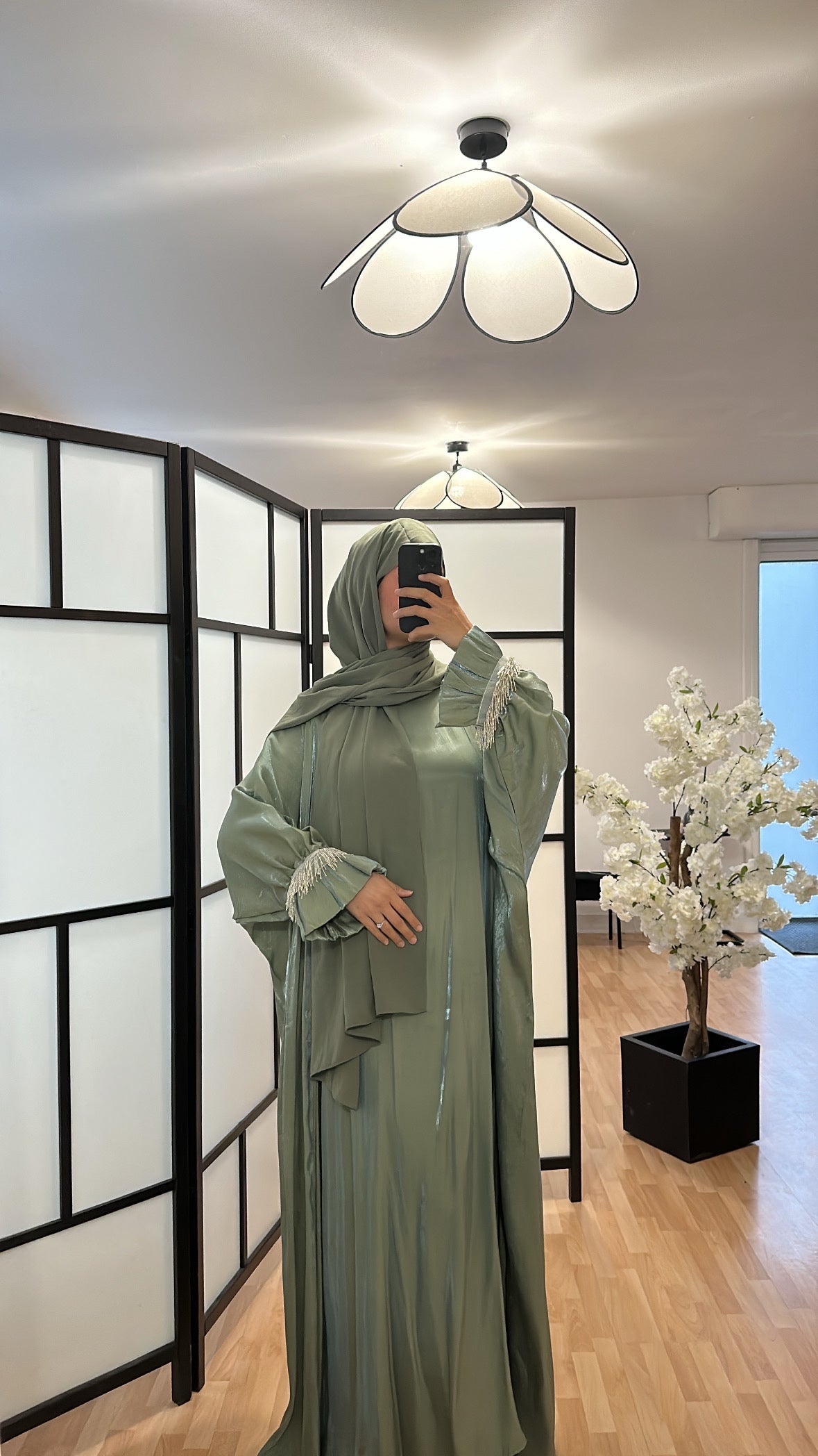 Abaya 2 pièces SHINY