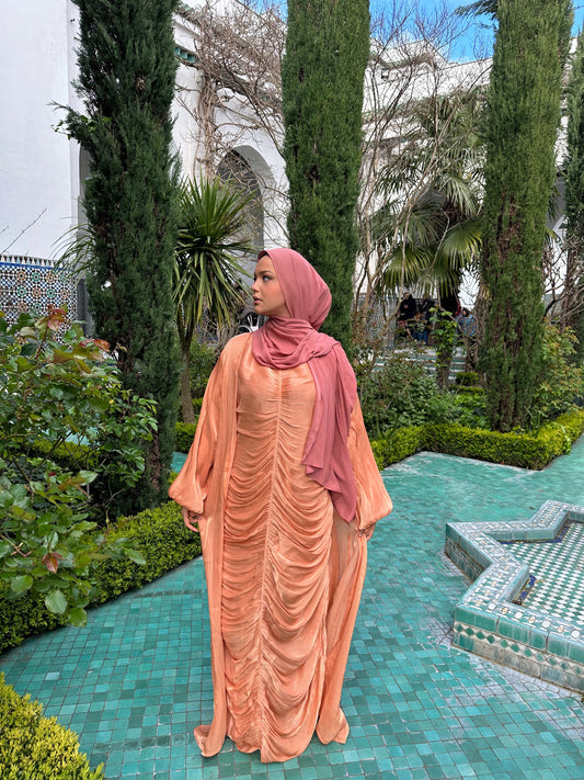 Abaya 2pieces PEACHY