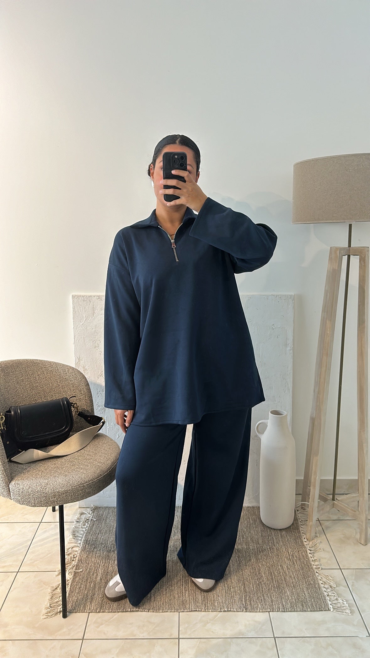 Ensemble ZIP Bleu Marine