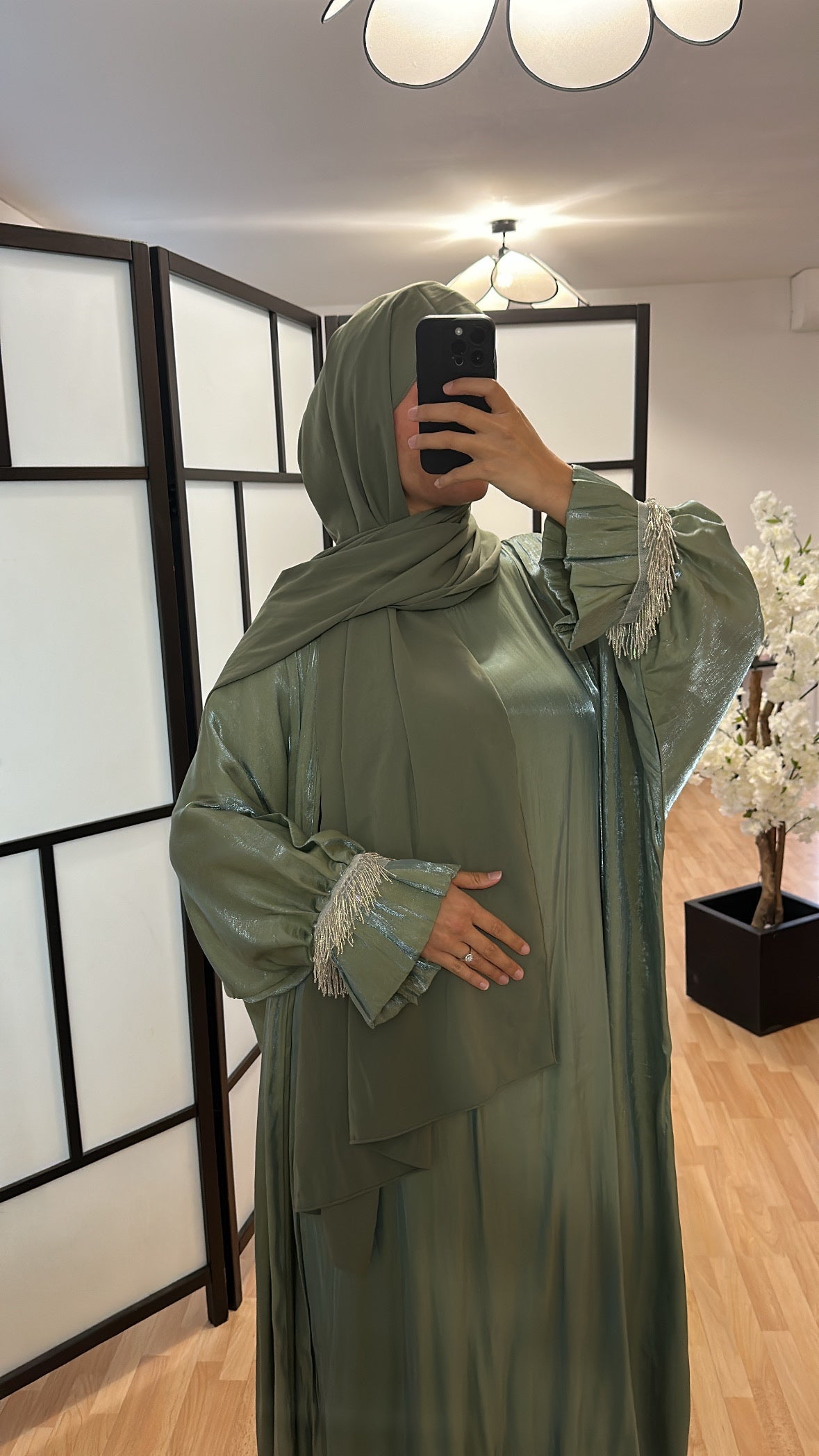 Abaya 2 pièces SHINY