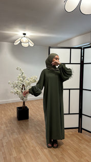 Abaya à Plumes