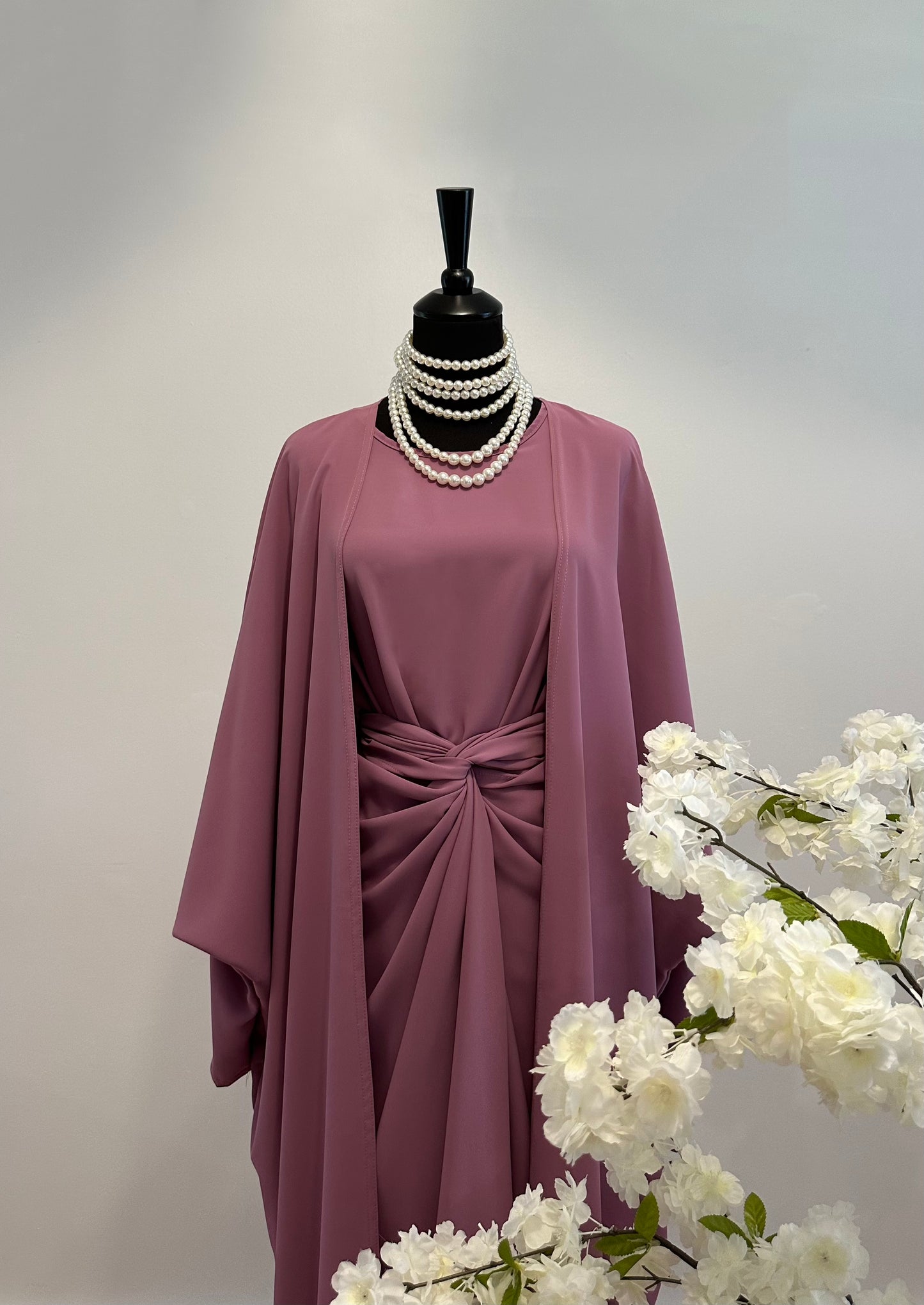 Abaya 3 pièces PURPLE