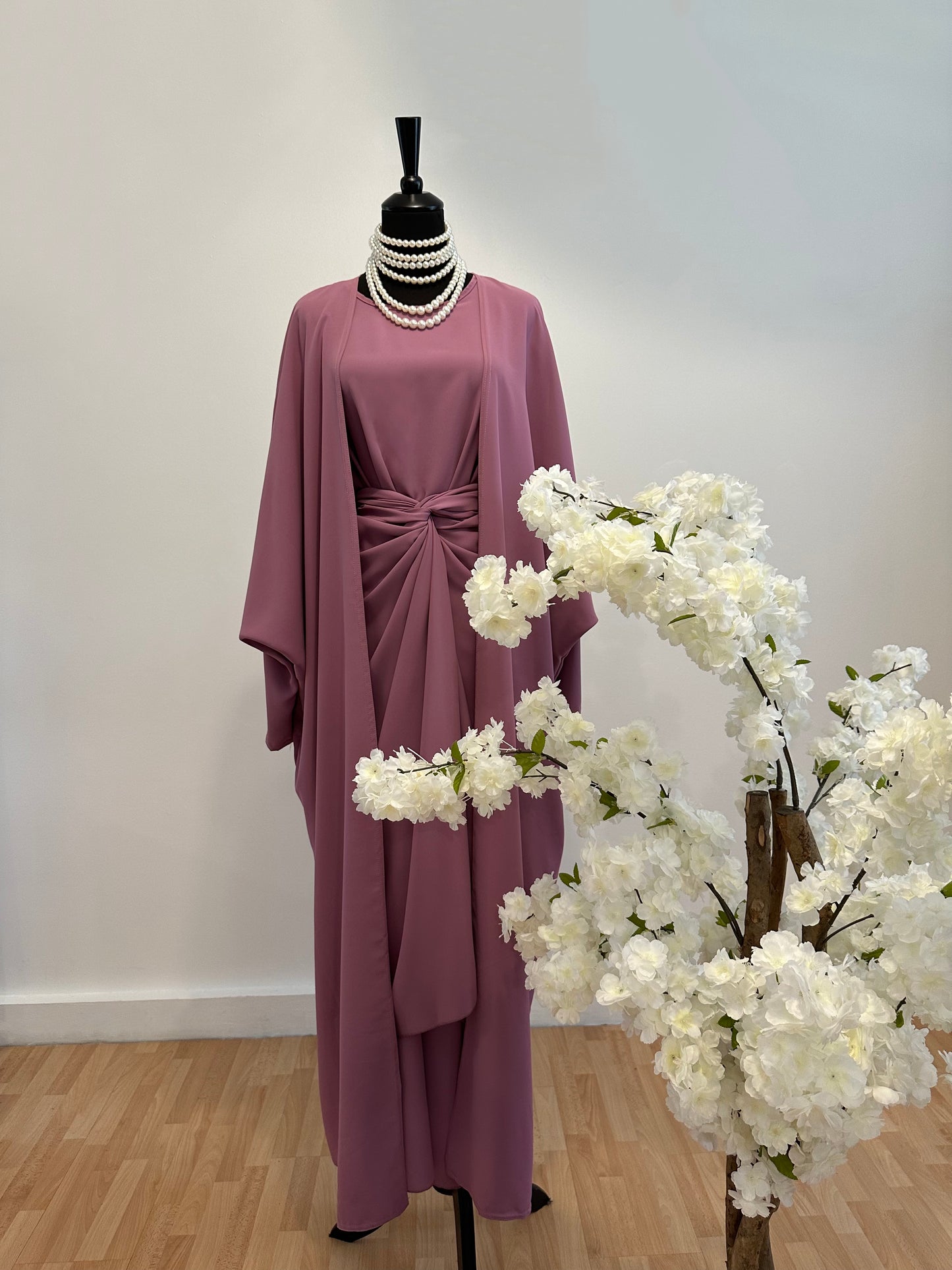 Abaya 3 pièces PURPLE