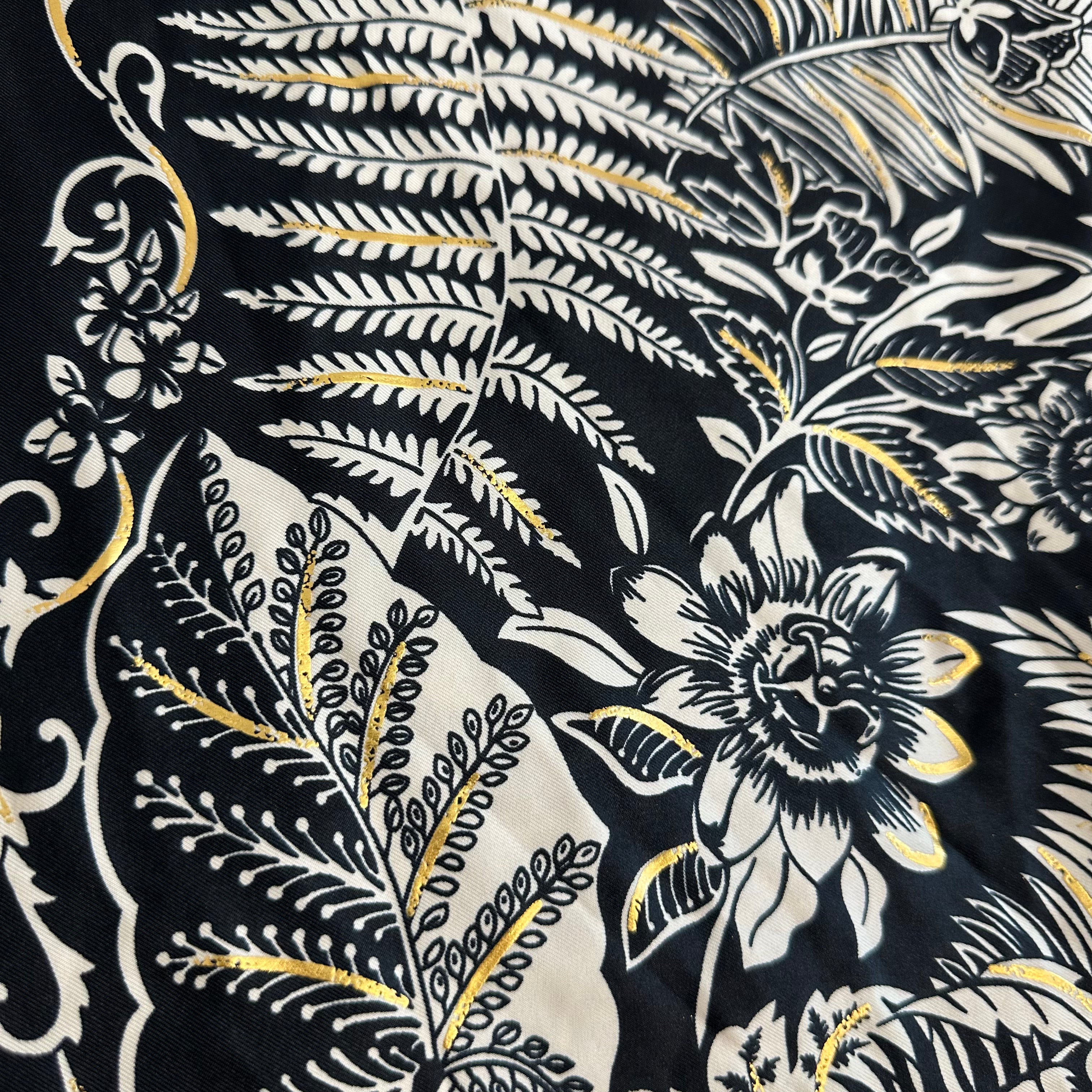 MAYA silk scarf Black