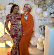Abaya NOURA Rouille