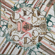 Silk scarf LIYA Green